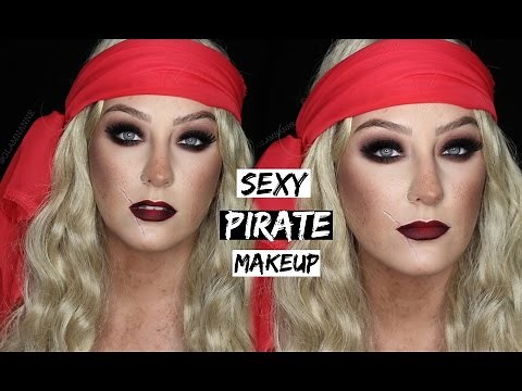 SEXY PIRATE MAKEUP TUTORIAL | 31 Days of Halloween | GLAMNANNE
