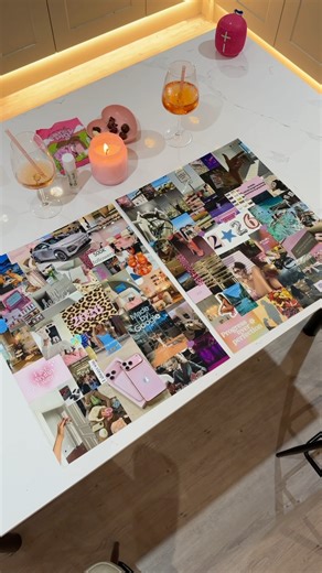 making our *2026* VISION BOARDS | girls night in ☁️👩🏻‍💻🎀✈️