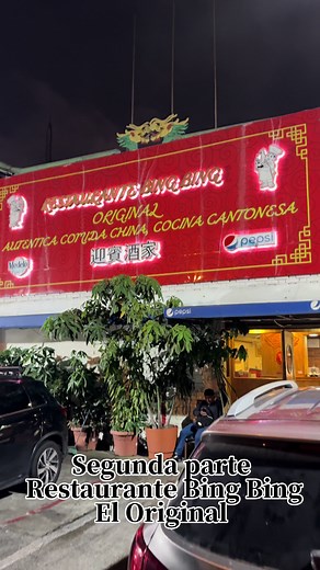Menú de Comida China en Restaurante Bing Bing en Guatemala