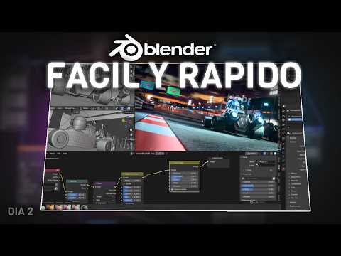 DOMINA la INTERFAZ de BLENDER 5.1 en MINUTOS | CURSO GRATIS - DIA 2