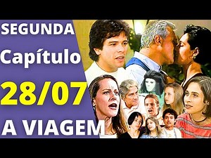 A VIAGEM Capítulo de hoje SEGUNDA 28/07 OTÁVIO BEIJA DINÁ, ALBERTO DESCOBRE A MOTO DE ALEXANDRE!