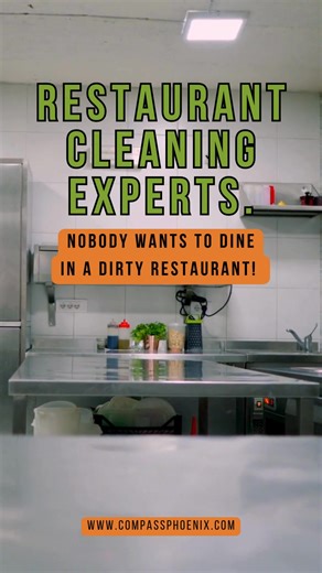 Restaurant Cleaning Experts Nobody wants to dine in a dirty restaurant. From greasy kitchens to stained ceilings, dirty windows, and worn carpets, cleanliness impacts customer trust, health inspections, and your reputation. Compass Cleaning Solutions is the restaurant cleaning experts. We provide professional commercial kitchen cleaning services designed specifically for restaurants, cafés, delis, and bakeries. We go beyond surface cleaning. Our teams deep clean commercial kitchens, equipment, w