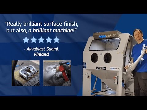 Our customer Akvablast Suomi shows of the Aquablast in Action!