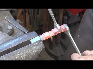 Rubics cube twist - blacksmithing for beginners