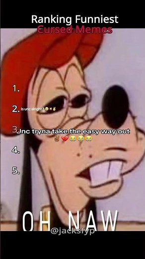 Ranking The Funniest Cursed Memes!! 😂