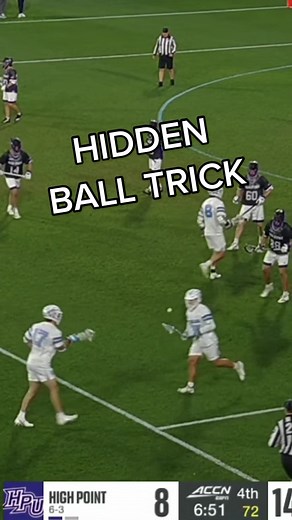 Hidden Ball Trick in Lacrosse: Ty English's Impressive Play