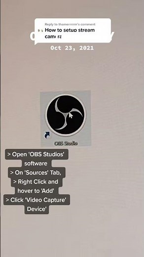 Here's how to setup your streaming camera! 🎥 📺