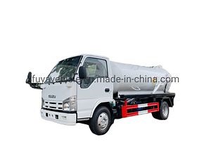 [Hot Item] Nkr 120 HP 130 HP 4X2 Euro 4 5000 Liters 5 Tons Cesspool Vacuum Suction Truck