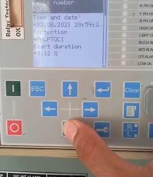 How to check fault record in ABB REF 615 Relay? | Numerical Relay | Over current Earth Fault Relay
