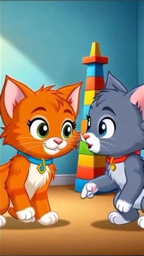 Cat Cartoon Don't sneeze Challenge #cat #kitten #cartoon #CatCartoonTV #CartoonForToddlers