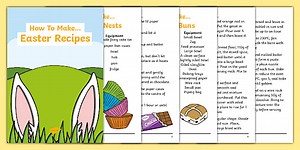 Easter Recipe Booklet - Food for Kids