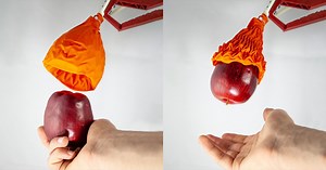 an origami robot gripper could help pack your groceries in the future