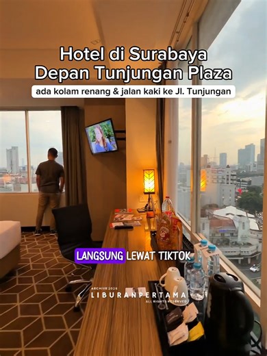 Hotel di depan Tunjungan Plaza, tinggal nyeberang aja dan jalan kaki ke Jl. Tunjungan Surabaya✨ 📍Swiss-Belinn Tunjungan Surabaya #explorehotelfavorit #hotelsurabaya #penginapansurabaya #staycationsurabaya #hotelmurah