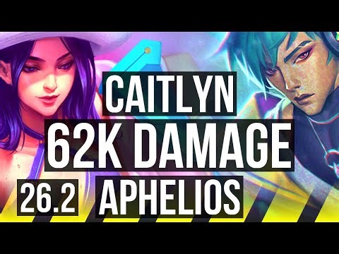 CAITLYN & Nami vs APHELIOS & Janna (ADC) | 62K damage | EUW Master | 26.2