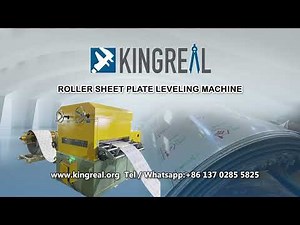 High Precision Heavy Roller Sheet Plate Leveling Machine, Metal Sheet Straightener