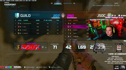 [DROPS ON SUB BADGE] 😈 #1 FEMALE BO7 PLAYER! 😈 Camo Grind & Race to Prestige Giveaways! | !scuf lastro! ga !1v1me !kf