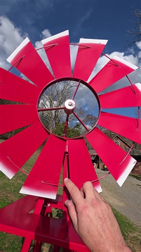 This 8-foot garden windmill brings that classic country farmhouse look right to your yard. Built with durable metal and designed to handle outdoor weather, it spins in the wind while adding a rustic statement piece to your garden, porch, or driveway entrance. If you want something that instantly makes your property feel more like a real country homestead, this decorative windmill is a simple way to add that timeless farm charm. #farmhousedecor #gardenwindmill #yarddecor #TikTokShopCreatorPicks