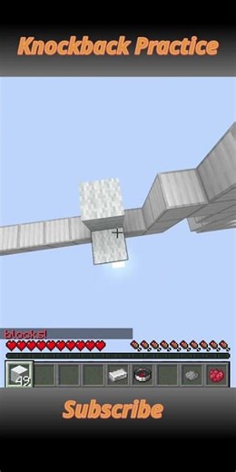 even more knockback practice