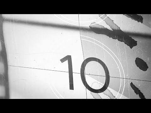 Old Film Countdown 4K Free Footage | 10 sec
