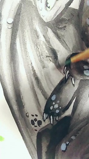 Part 2 #howtotrainyourdragon art #art #watercolour