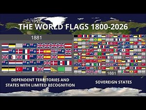 Evolution of The World flags 1800-2026