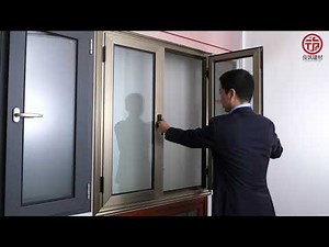 aluminum casement window LZ-40 (or thermally broken system LZ-55)