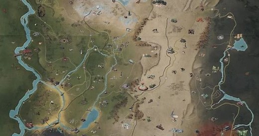 Fallout 76 level map zones explained