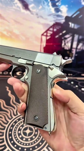 This toy gun is pure excitement—check out the action! #airsoftcqb