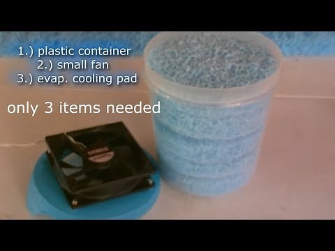 DIY Smoke Extractor! "Water Based" Smoke Fume Odor Removal (cigs to solder fumes!) air purifier
