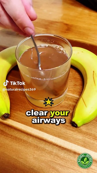 Natural Banana and Honey Remedy for Cough Relief