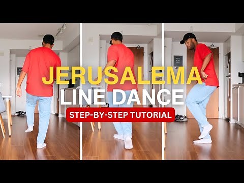 Jerusalema Line Dance Tutorial [ STEP - BY - STEP ]