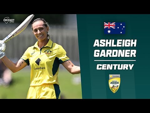 Gardner leads Aussie fightback with maiden ODI ton | Women's Ashes 2024-25