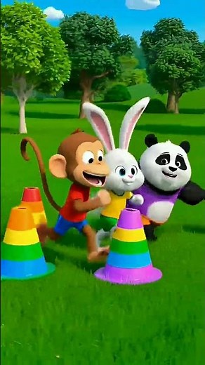 Jump, Stretch & Dance with Cute Animals #KidsWorkout #FitnessForKids