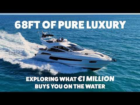 What Does €1 Million Get You on the Water? Sunseeker 68 Sport Yacht MAIA FAIR | Full Walkthrough