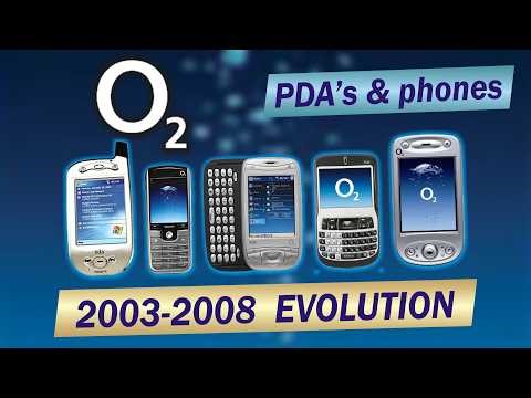 O2 PDA's and phones evolution 2003-2008 | 45 models | 3 commercials