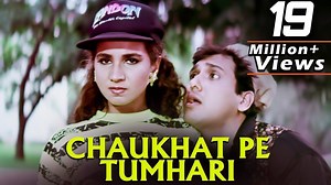 665K views · 10K reactions | Want to make to bae for something? Just dedicate them this amazing song, “Chaukhat Pe Tumhari Hum” in the melodious voices of #KumarSanu, #MohdAziz, and #SapnaMukherjee. #Govinda #ChunkyPandey #Rageshwari | Gaane Naye Purane | Facebook