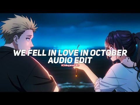 we fell in love in october (slowed + reverb) - girl in red [edit audio]