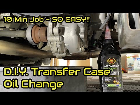 How To Change Your Transfer Case Oil
