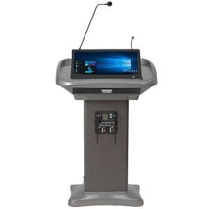 [Hot Item] Focus Fk500y Electronic Podium; Conference Lectern Inbuilt with Amplifier&Speaker; Plastic Pulpit