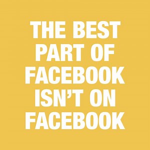 When Facebook helps us connect in real life, that's the best part of Facebook. Get together with Groups.