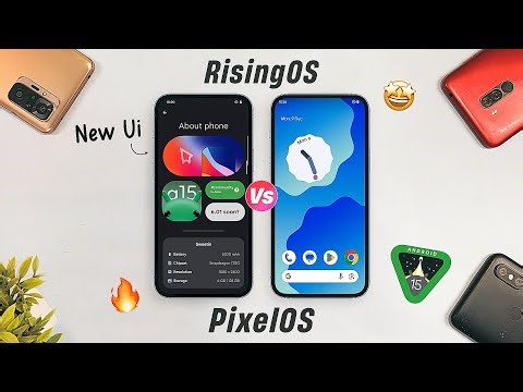 RisingOS vs PixelOS - Android 15 Comparison & New Ui