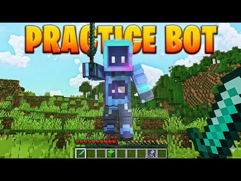 How To Summon CPvP Practice Zombie Bot in Minecraft (Easy Command Tutorial)