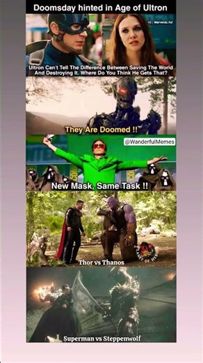 Ultron Hinted Doomsday? 😳 Marvel vs DC Hidden Connection | Thor vs Thanos | Superman vs Steppenwolf