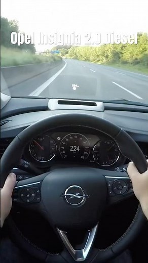 Opel Insignia 2.0 Diesel (2017) Top Speed Drive