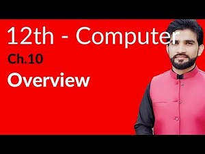 ICs Computer Part 2, Ch 10 - Overview about Input And Output - 2nd Year Computer