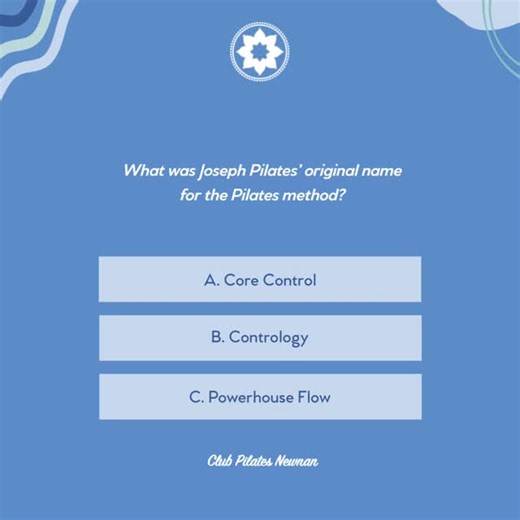 What was Joseph Pilates’ original name for the Pilates method? Post your answer in the comments! | Club Pilates