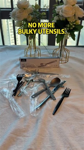 A pure titanium spoon is your best companion for hiking and camping#titanium #CastlePeak #camping #EDC #hiking