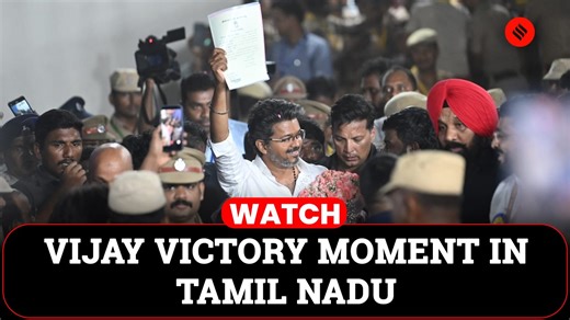 Vijay Receives Winning Certificate After Perambur Victory