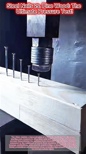 Steel Nails vs. Pine Wood: The Ultimate Pressure Test!