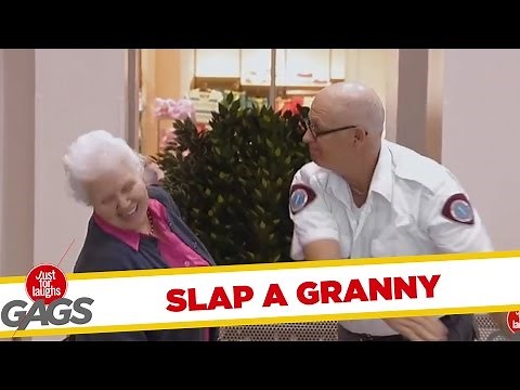 Granny Gets Slapped In The Face
